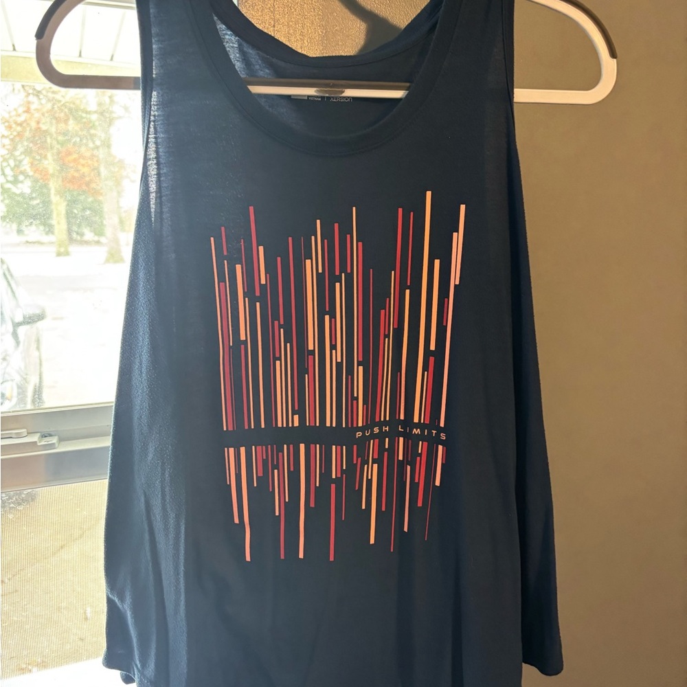 Xersion Navy Blue Athletic Tank Top